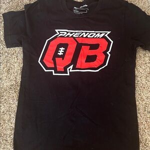 Black and Red QB Graphic Tee